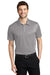 Port Authority K540/TLK540 Mens Silk Touch Performance Moisture Wicking Short Sleeve Polo Shirt Gusty Grey Model Front