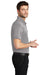 Port Authority K540/TLK540 Mens Silk Touch Performance Moisture Wicking Short Sleeve Polo Shirt Gusty Grey Model Side