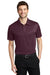 Port Authority K540/TLK540 Mens Silk Touch Performance Moisture Wicking Short Sleeve Polo Shirt Maroon Model Front