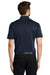 Port Authority K540/TLK540 Mens Silk Touch Performance Moisture Wicking Short Sleeve Polo Shirt Navy Blue Model Back