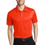 Port Authority Mens Silk Touch Performance Moisture Wicking Short Sleeve Polo Shirt - Neon Orange