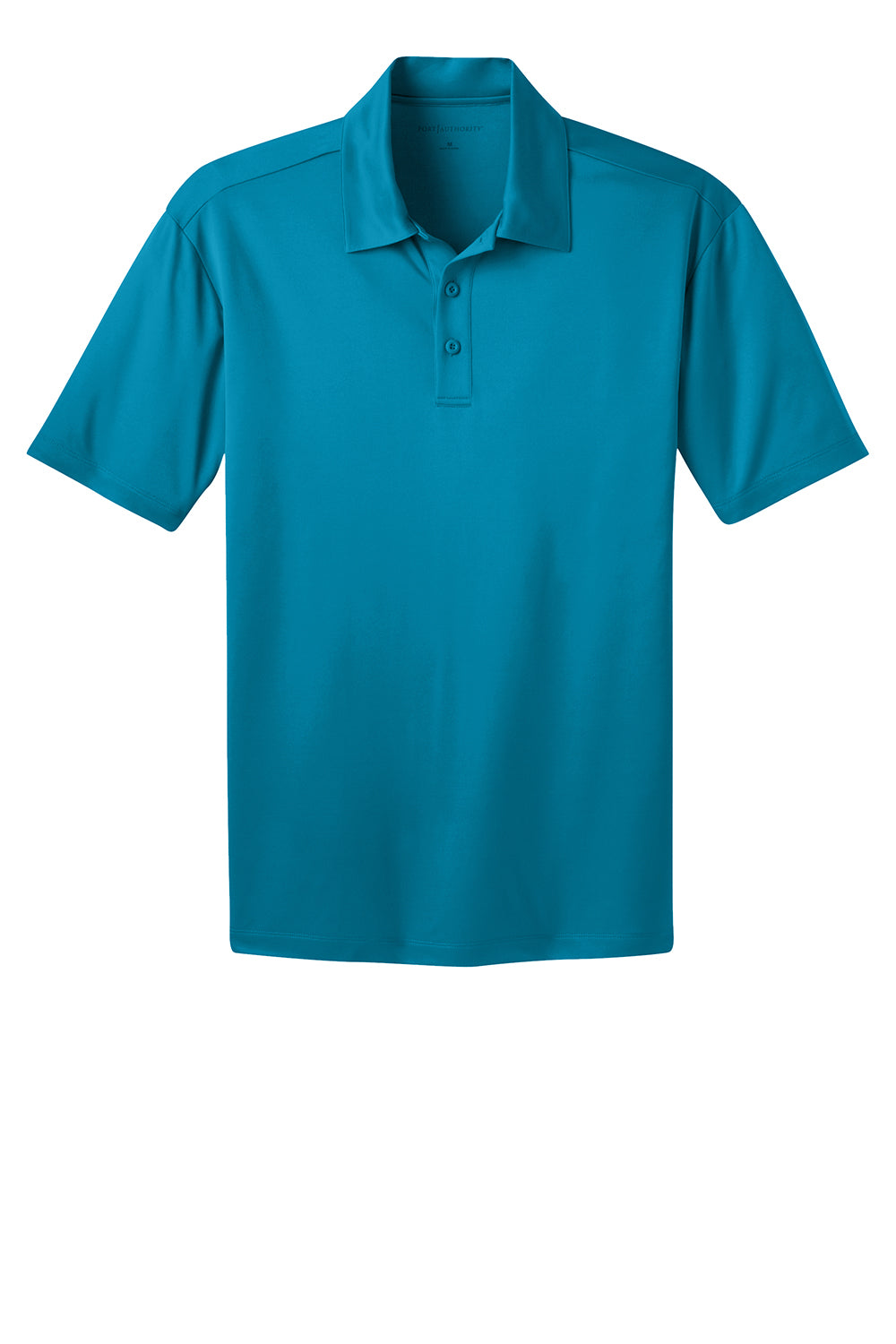 Port Authority K540/TLK540 Mens Silk Touch Performance Moisture Wicking Short Sleeve Polo Shirt Parcel Blue Flat Front