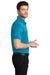 Port Authority K540/TLK540 Mens Silk Touch Performance Moisture Wicking Short Sleeve Polo Shirt Parcel Blue Model Side