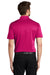 Port Authority K540/TLK540 Mens Silk Touch Performance Moisture Wicking Short Sleeve Polo Shirt Raspberry Pink Model Back