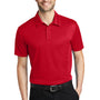 Port Authority Mens Silk Touch Performance Moisture Wicking Short Sleeve Polo Shirt - Red