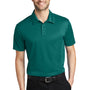 Port Authority Mens Silk Touch Performance Moisture Wicking Short Sleeve Polo Shirt - Teal Green