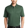 Port Authority Mens Silk Touch Performance Moisture Wicking Short Sleeve Polo Shirt - Heather Green Glen