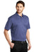 Port Authority K542 Mens Silk Touch Performance Moisture Wicking Short Sleeve Polo Shirt Heather Royal Blue Model 3q