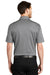 Port Authority K542 Mens Silk Touch Performance Moisture Wicking Short Sleeve Polo Shirt Heather Shadow Grey Model Back