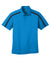 Port Authority K547 Mens Silk Touch Performance Moisture Wicking Short Sleeve Polo Shirt Brilliant Blue/Black Flat Front