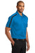 Port Authority K547 Mens Silk Touch Performance Moisture Wicking Short Sleeve Polo Shirt Brilliant Blue/Black Model 3q