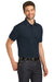 Port Authority K555 Mens Moisture Wicking Short Sleeve Polo Shirt Dress Navy Blue Model 3q