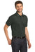 Port Authority K555 Mens Moisture Wicking Short Sleeve Polo Shirt Smoke Grey Model 3q