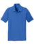 Port Authority K568 Mens Cotton Touch Performance Moisture Wicking Short Sleeve Polo Shirt Strong Blue Flat Front