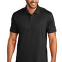 Port Authority Mens Moisture Wicking Short Sleeve Polo Shirt - Black