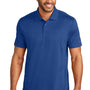 Port Authority Mens Moisture Wicking Short Sleeve Polo Shirt - True Blue