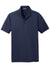 Port Authority K569 Mens Moisture Wicking Short Sleeve Polo Shirt True Navy Blue Flat Front