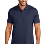 Port Authority Mens Moisture Wicking Short Sleeve Polo Shirt - True Navy Blue