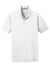 Port Authority K569 Mens Moisture Wicking Short Sleeve Polo Shirt White Flat Front