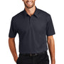 Port Authority Mens Dimension Moisture Wicking Short Sleeve Polo Shirt - Battleship Grey