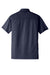 Port Authority K571 Mens Dimension Moisture Wicking Short Sleeve Polo Shirt Dark Navy Blue Flat Back