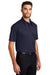 Port Authority K571 Mens Dimension Moisture Wicking Short Sleeve Polo Shirt Dark Navy Blue Model 3q