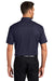 Port Authority K571 Mens Dimension Moisture Wicking Short Sleeve Polo Shirt Dark Navy Blue Model Back