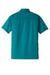 Port Authority K571 Mens Dimension Moisture Wicking Short Sleeve Polo Shirt Dark Teal Green Flat Back