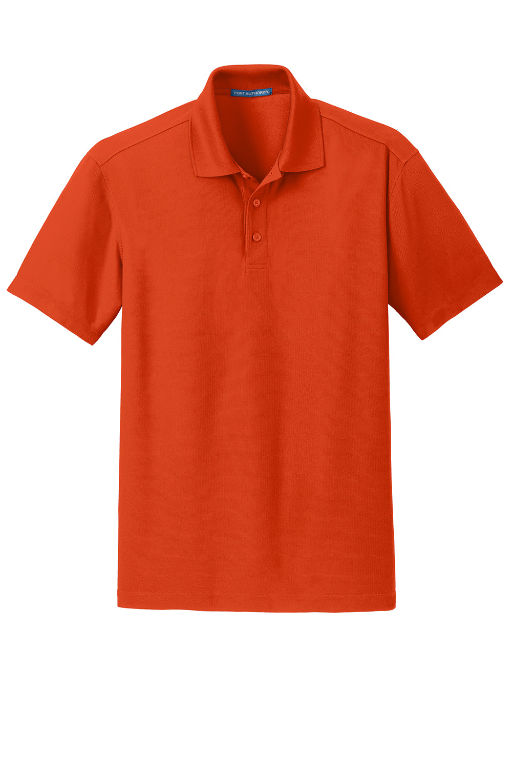 Port Authority K572 Mens Dry Zone Moisture Wicking Short Sleeve Polo Shirt Autumn Orange Flat Front