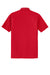 Port Authority K572 Mens Dry Zone Moisture Wicking Short Sleeve Polo Shirt Engine Red Flat Back