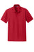 Port Authority K572 Mens Dry Zone Moisture Wicking Short Sleeve Polo Shirt Engine Red Flat Front