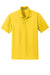 Port Authority K572 Mens Dry Zone Moisture Wicking Short Sleeve Polo Shirt Yellow Flat Front