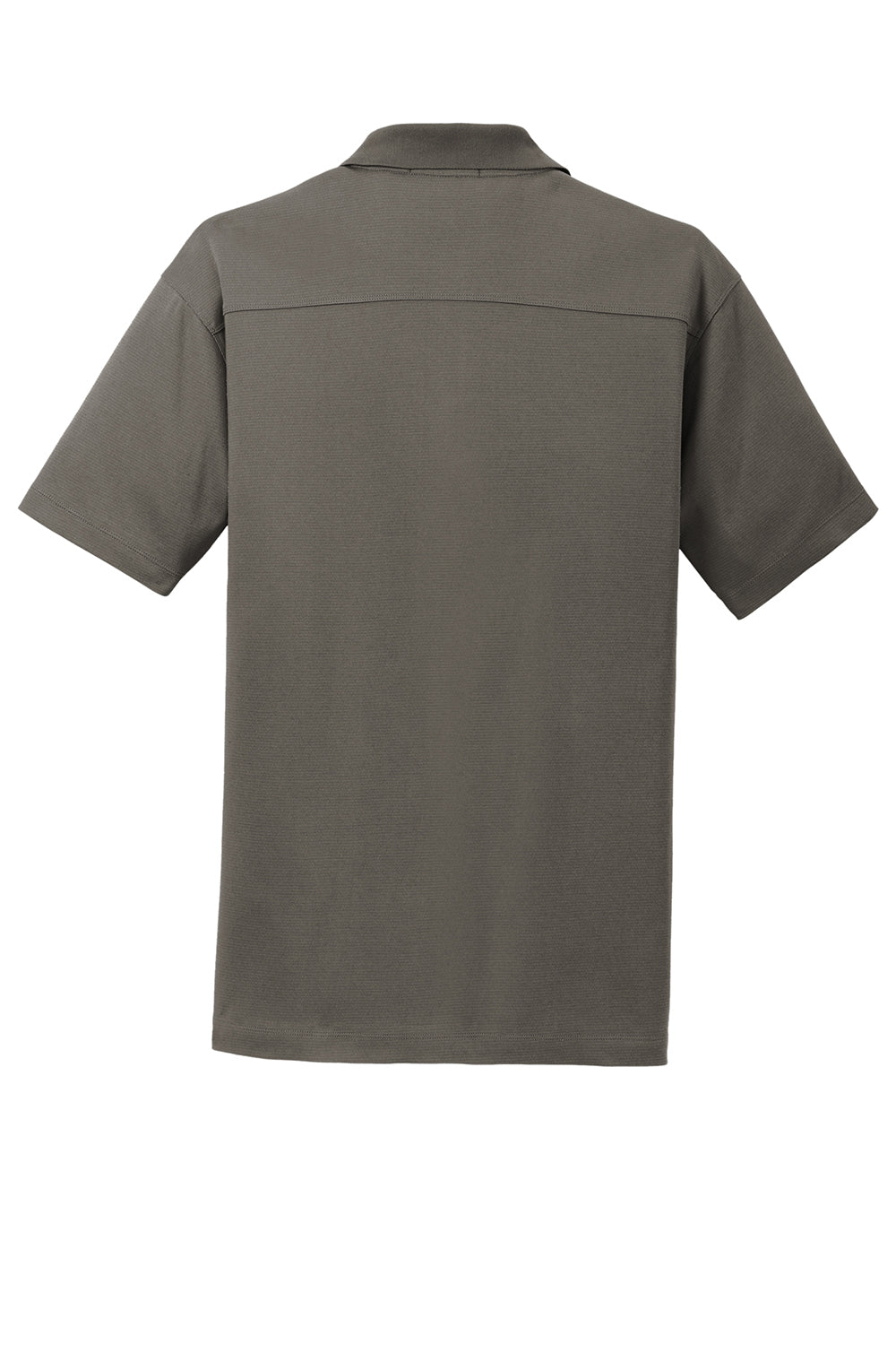 Port Authority K573 Mens Rapid Dry Moisture Wicking Short Sleeve Polo Shirt Smoke Grey Flat Back