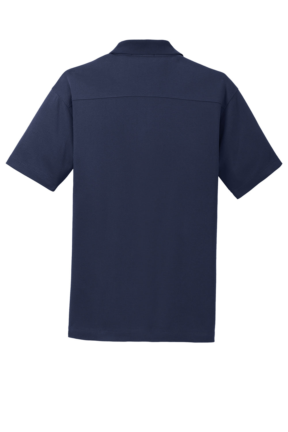 Port Authority K573 Mens Rapid Dry Moisture Wicking Short Sleeve Polo Shirt True Navy Blue Flat Back