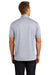 Port Authority K574 Mens Digi Heather Performance Moisture Wicking Short Sleeve Polo Shirt Light Grey Model Back