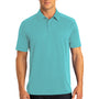 Port Authority Mens Digi Heather Performance Moisture Wicking Short Sleeve Polo Shirt - Maui Blue - Closeout