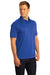 Port Authority K574 Mens Digi Heather Performance Moisture Wicking Short Sleeve Polo Shirt True Royal Blue Model 3q