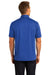 Port Authority K574 Mens Digi Heather Performance Moisture Wicking Short Sleeve Polo Shirt True Royal Blue Model Back