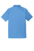 Port Authority K575 Mens Crossover Moisture Wicking Short Sleeve Polo Shirt Azure Blue Flat Back