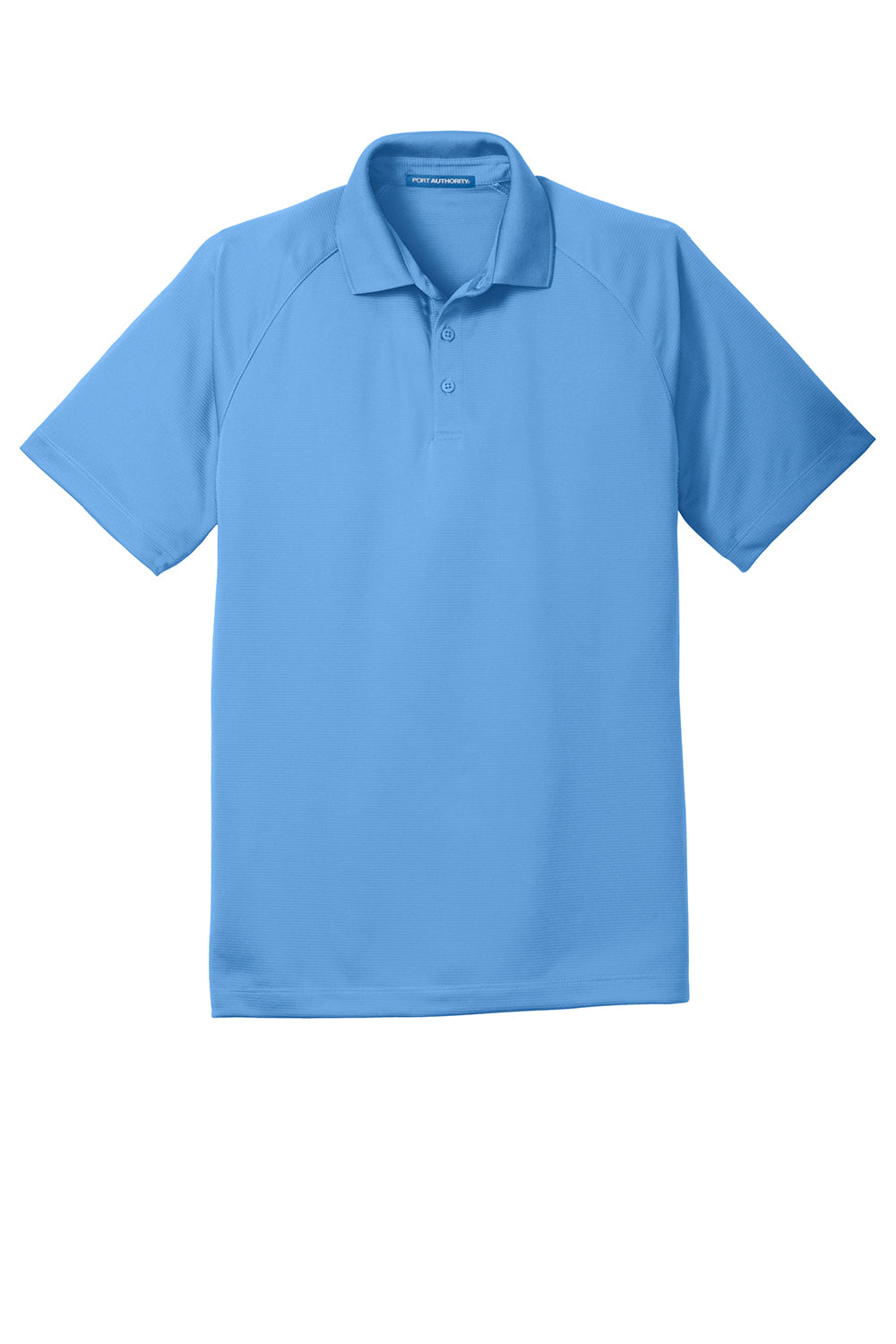 Port Authority K575 Mens Crossover Moisture Wicking Short Sleeve Polo Shirt Azure Blue Flat Front