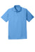 Port Authority K575 Mens Crossover Moisture Wicking Short Sleeve Polo Shirt Azure Blue Flat Front