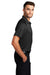 Port Authority K575 Mens Crossover Moisture Wicking Short Sleeve Polo Shirt Black Model Side