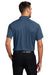 Port Authority K575 Mens Crossover Moisture Wicking Short Sleeve Polo Shirt Regatta Blue Model Back