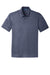 Port Authority K576 Mens Trace Moisture Wicking Short Sleeve Polo Shirt Heather True Navy Blue Flat Front