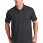 Port Authority Mens Moisture Wicking Short Sleeve Polo Shirt - Battleship Grey