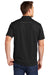 Port Authority K580 Mens Moisture Wicking Short Sleeve Polo Shirt Black Model Back