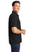 Port Authority K580 Mens Moisture Wicking Short Sleeve Polo Shirt Black Model Side