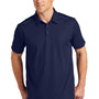 Port Authority Mens Moisture Wicking Short Sleeve Polo Shirt - True Navy Blue