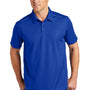 Port Authority Mens Moisture Wicking Short Sleeve Polo Shirt - True Royal Blue