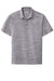 Port Authority K583 Mens Moisture Wicking Short Sleeve Polo Shirt Graphite Grey/White Flat Front